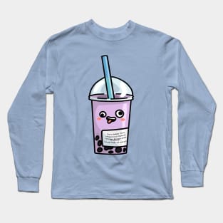 Crazy Boba Girl Friend Long Sleeve T-Shirt